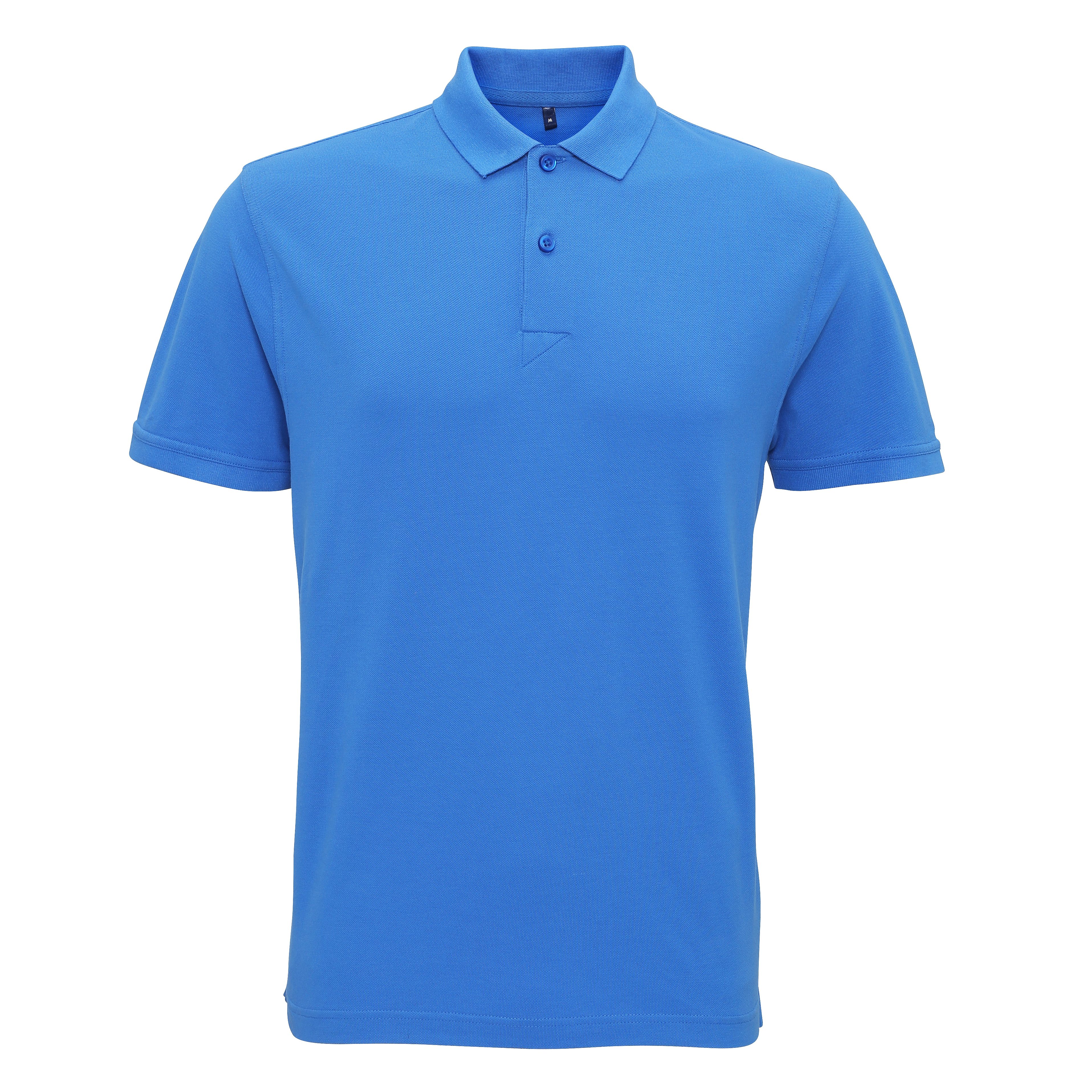 Asquith Fox Mens Coastal Vintage Wash Polo Palace Blue Order Uniform UK Ltd