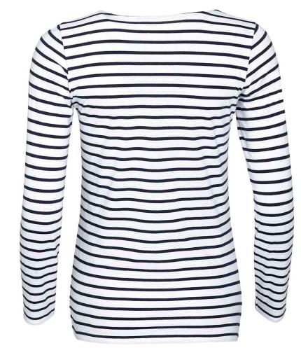 SOL'S Ladies Marine Long Sleeve Striped T-Shirt 2