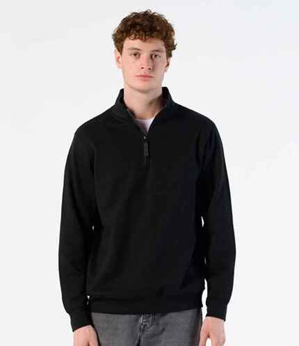 SOL'S Stan Contrast Zip Neck Sweatshirt 3