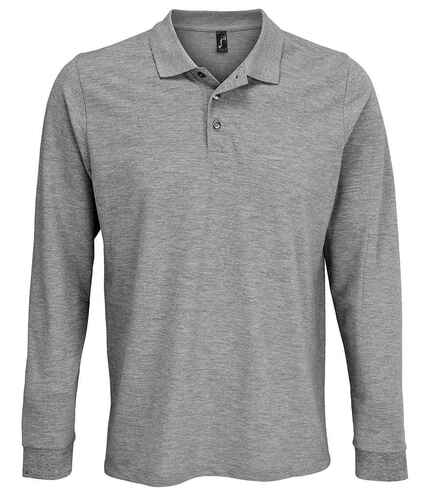 SOL'S Unisex Prime Long Sleeve Piqué Polo Shirt
