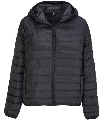Solbridge Jacket SOL'S Ladies Stream Hooded Jacket - Black