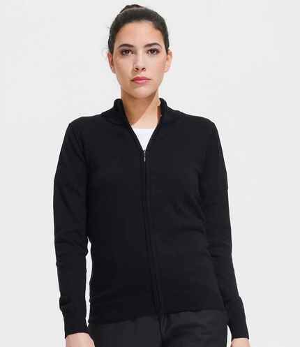 SOL'S Ladies Gordon Full Zip Cotton Acrylic Cardigan 3