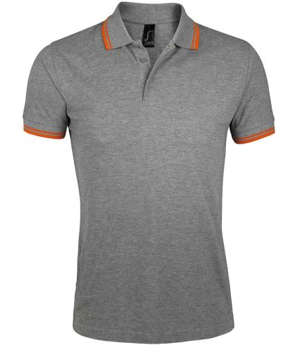 SOL'S Pasadena Tipped Cotton Piqué Polo Shirt