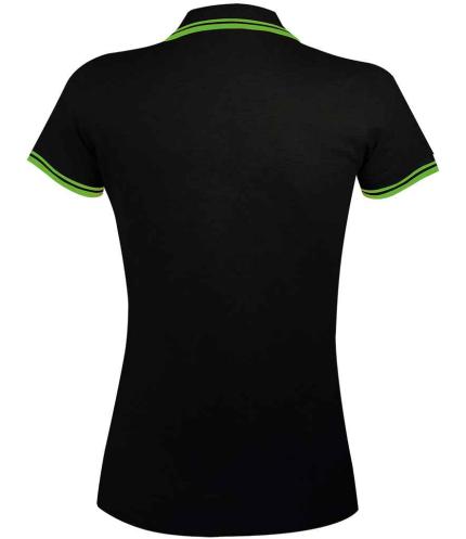 SOL'S Ladies Pasadena Tipped Cotton Piqué Polo Shirt 2