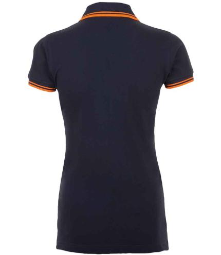 SOL'S Ladies Pasadena Tipped Cotton Piqué Polo Shirt 2