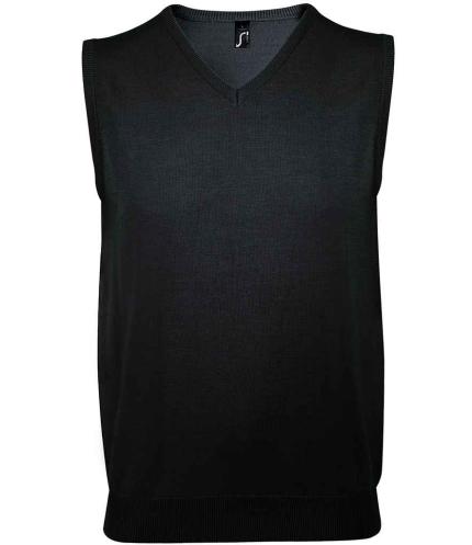 SOL'S Unisex Gentlemen Sleeveless Cotton Acrylic V Neck Sweater 0