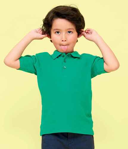 SOL'S Kids Summer II Cotton Piqué Polo Shirt 3