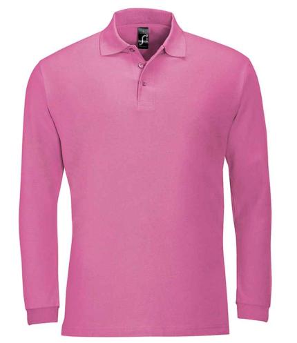 SOL'S Winter II Long Sleeve Cotton Piqué Polo Shirt