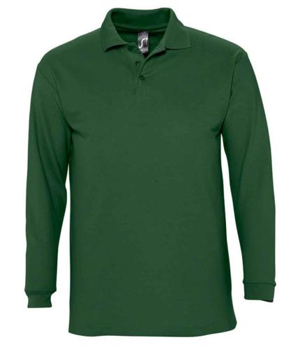 SOL'S Winter II Long Sleeve Cotton Piqué Polo Shirt