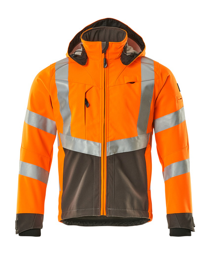 Mascot Workwear Hi Vis Blackpool Softshell Jacket-Safe Supreme-15502-246