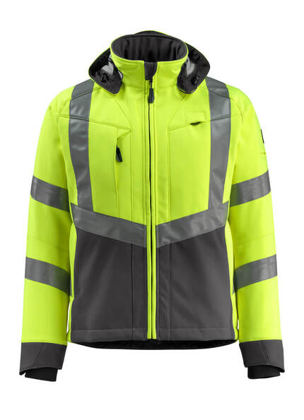Mascot Workwear Hi Vis Blackpool Softshell Jacket
-Safe Supreme-15502-246