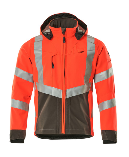 Mascot Workwear Hi Vis Blackpool Softshell Jacket-Safe Supreme-15502-246