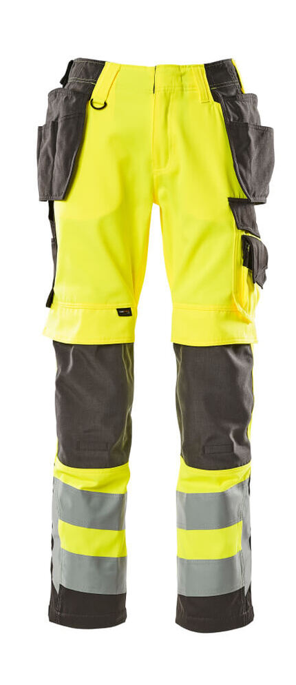 Mascot Workwear Hi Vis Wigan Trousers With Holster Pockets
-Safe Supreme-15531-860