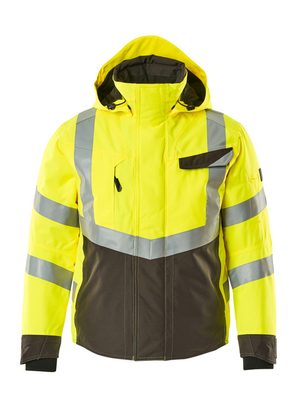 Mascot Workwear Hi Vis Hastings Winter Jacket-Safe Supreme-15535-231
