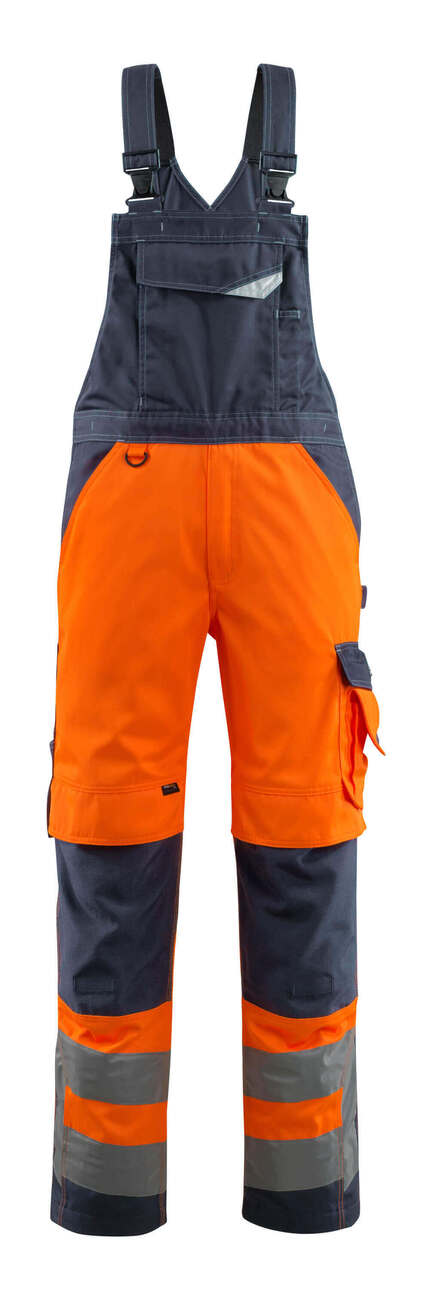 Mascot Workwear Hi Vis Newcastle Bib & Brace With Kneepad Pockets
-Safe Supreme-15569-860