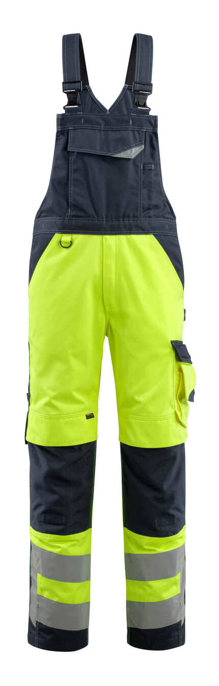 Mascot Workwear Hi Vis Newcastle Bib & Brace With Kneepad Pockets
-Safe Supreme-15569-860