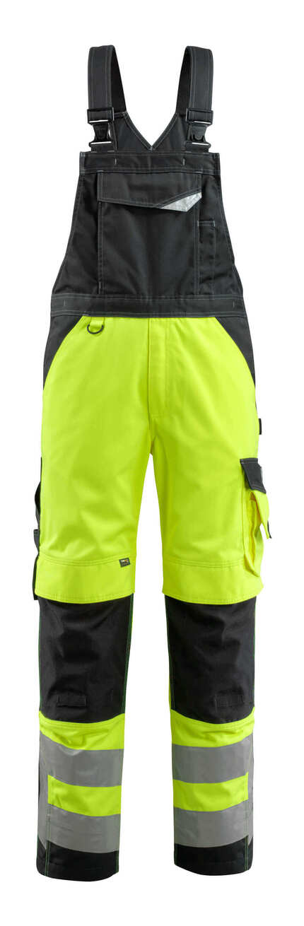 Mascot Workwear Hi Vis Newcastle Bib & Brace With Kneepad Pockets
-Safe Supreme-15569-860