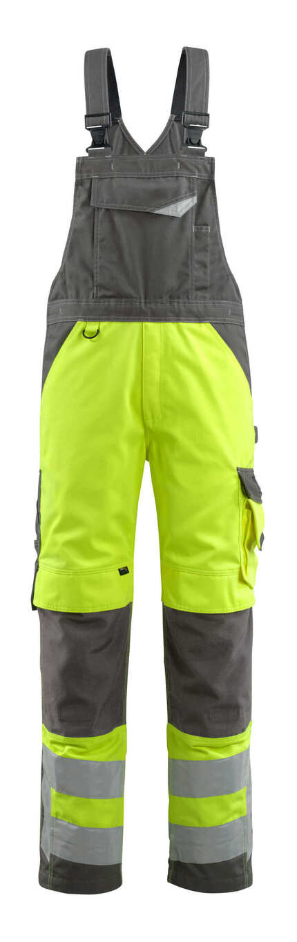 Mascot Workwear Hi Vis Newcastle Bib & Brace With Kneepad Pockets
-Safe Supreme-15569-860