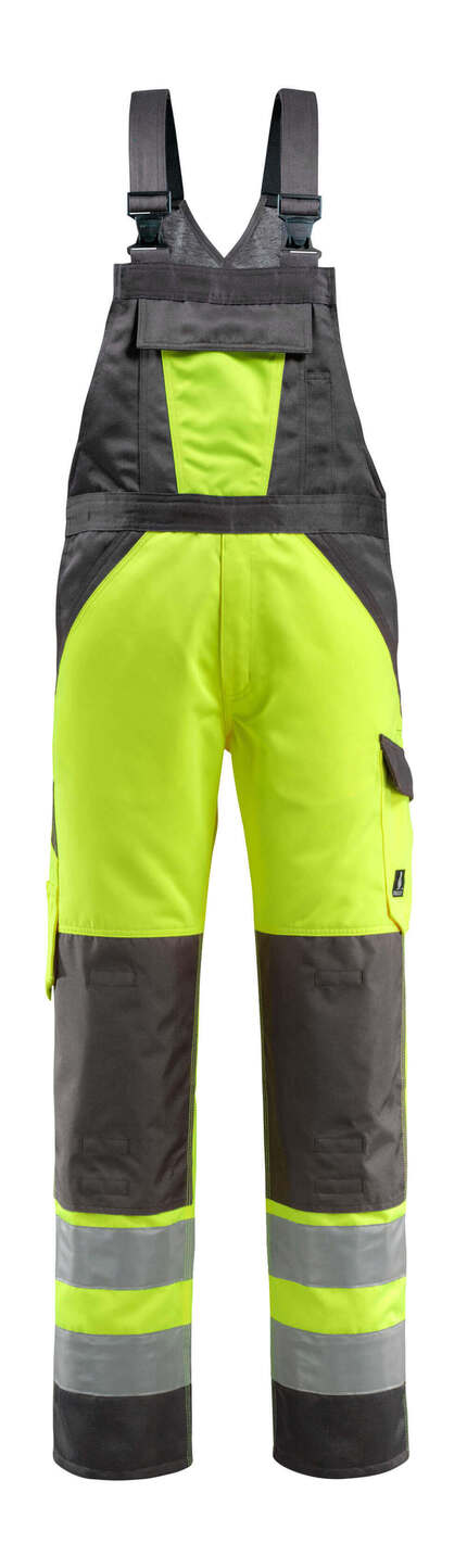 Mascot Workwear Hi Vis Gosford Bib & Brace With Kneepad Pockets
-Safe Light-15969-948