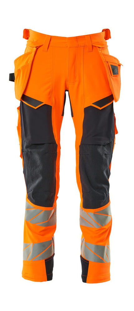 Mascot Workwear Hi Vis Trousers With Holster Pockets
-Accelerate Safe-19031-711