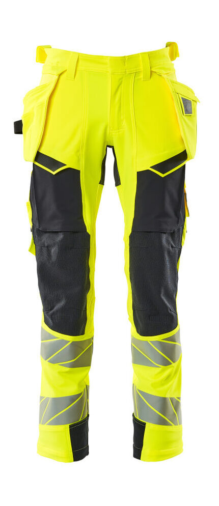 Mascot Workwear Hi Vis Trousers With Holster Pockets
-Accelerate Safe-19031-711