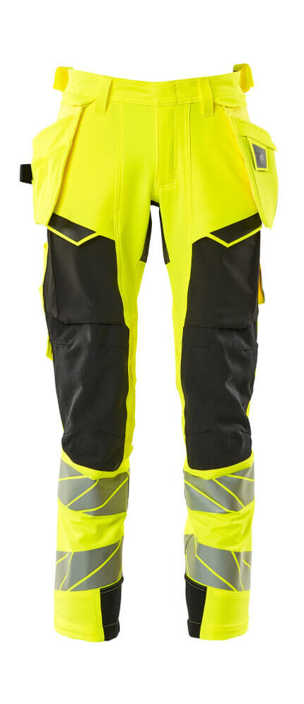 Mascot Workwear Hi Vis Trousers With Holster Pockets
-Accelerate Safe-19031-711
