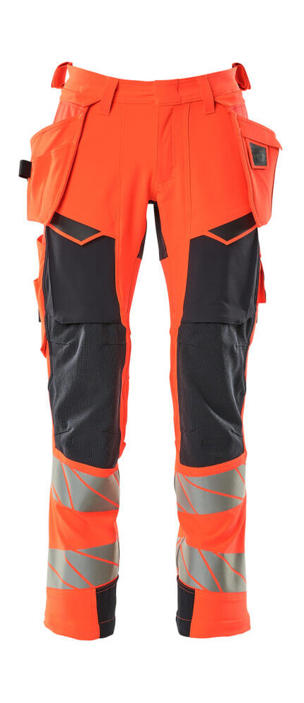 Mascot Workwear Hi Vis Trousers With Holster Pockets
-Accelerate Safe-19031-711