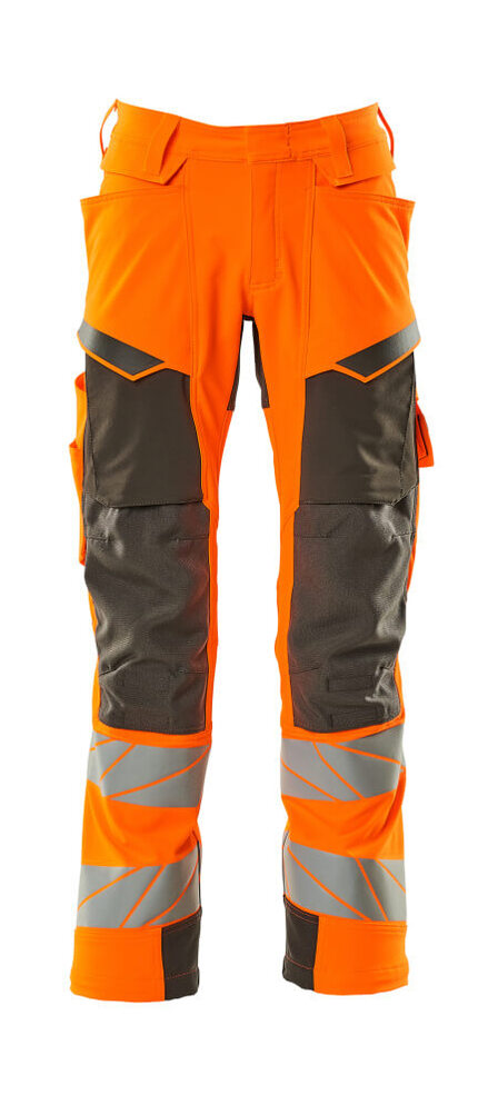 Mascot Workwear Hi Vis Trousers With Kneepad Pockets
-Accelerate Safe-19079-511