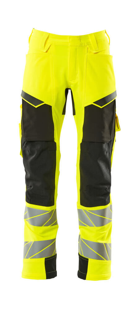 Mascot Workwear Hi Vis Trousers With Kneepad Pockets
-Accelerate Safe-19079-511