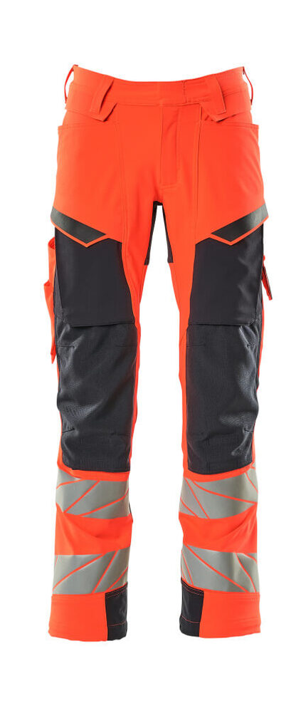 Mascot Workwear Hi Vis Trousers With Kneepad Pockets
-Accelerate Safe-19079-511