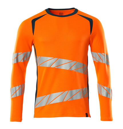 Mascot Workwear Hi Vis T-shirt, Long-sleeved-Accelerate Safe-19081-771