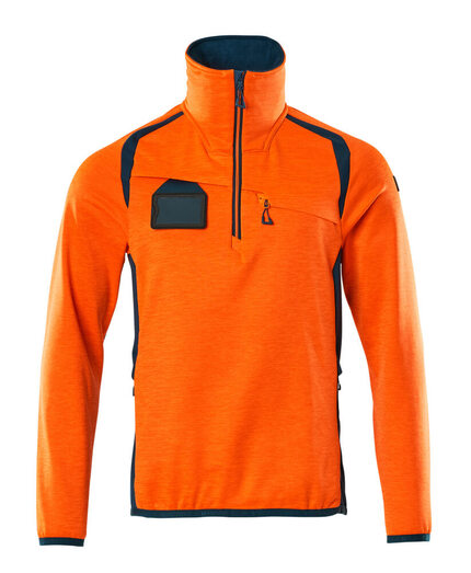 Mascot Workwear Hi Vis Fleece Jumper With Half Zip
-Accelerate Safe-19303-316