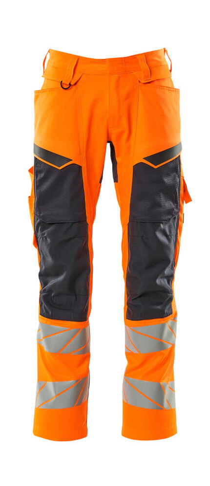 Mascot Workwear Hi Vis Trousers With Kneepad Pockets
-Accelerate Safe-19579-236