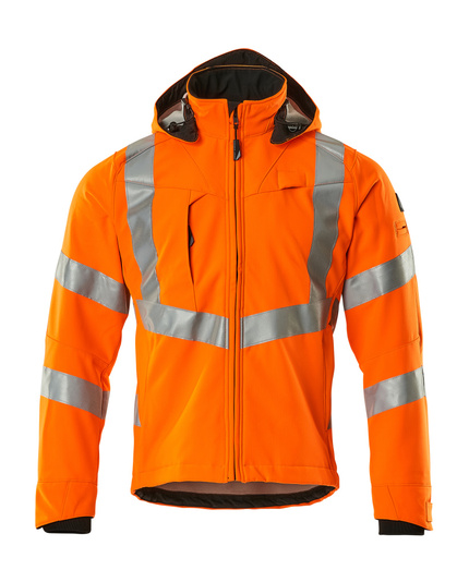 Mascot Workwear Hi Vis Blackpool Softshell Jacket-Safe Supreme-20502-246