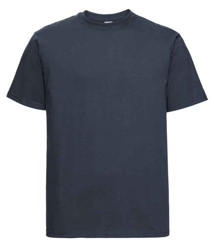 Russell Classic Heavyweight Combed Cotton T-Shirt - French Navy | Order ...