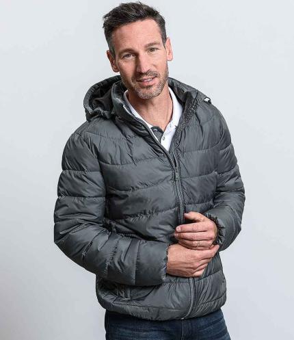 Russell Hooded Nano Padded Jacket 3