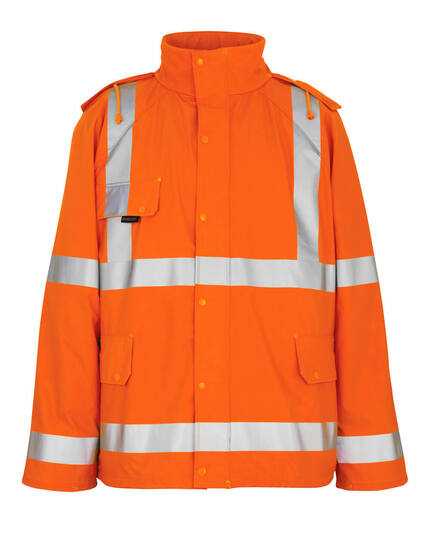 Mascot Workwear Hi Vis Feldbach Rain Jacket
-Safe Aqua-50101-814