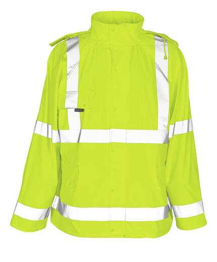 Mascot Workwear Hi Vis Feldbach Rain Jacket
-Safe Aqua-50101-814