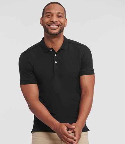 Russell Athletic Stretch Piqué Polo Shirt 3