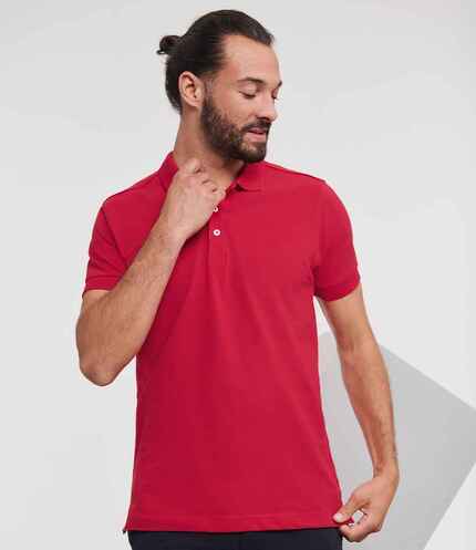Russell Athletic Stretch Piqué Polo Shirt 3