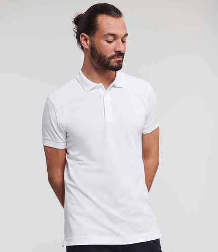 Russell Athletic Stretch Piqué Polo Shirt 3