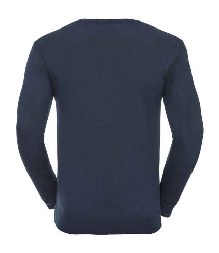 Russell Collection Cotton Acrylic V Neck Sweater 2