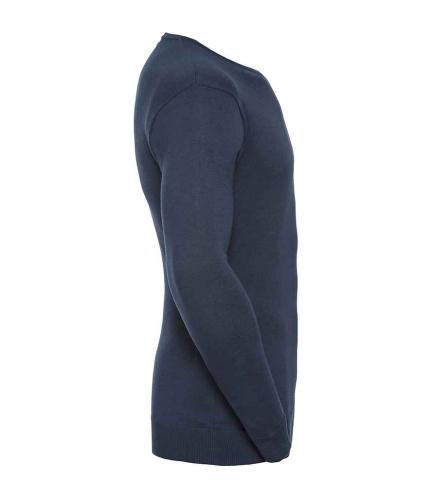 Russell Collection Cotton Acrylic V Neck Sweater 1