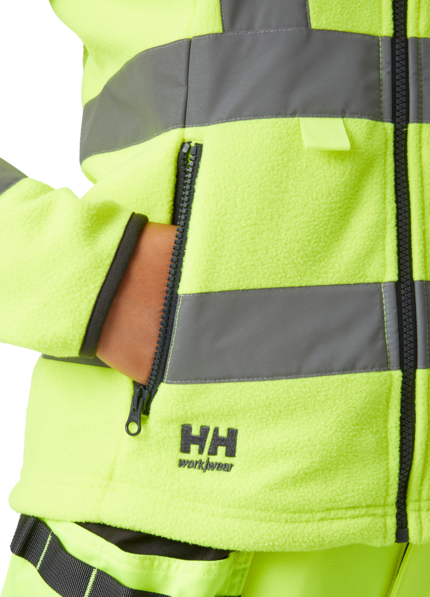 Helly Hansen Workwear W Luna Hi Vis Fleece Jacket 2