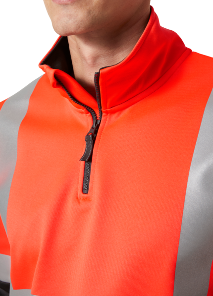 Helly Hansen Workwear Addvis Half Zip Sweatsh. Cl 1 2