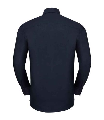 Russell Collection Long Sleeve Tailored Oxford Shirt 2