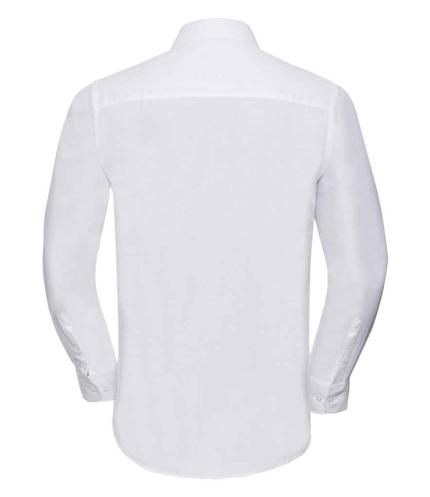 Russell Collection Long Sleeve Tailored Oxford Shirt 2