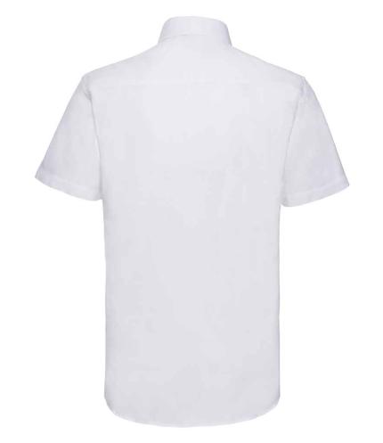 Russell Collection Short Sleeve Tailored Oxford Shirt 2