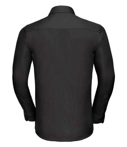 Russell Collection Long Sleeve Tailored Poplin Shirt 2