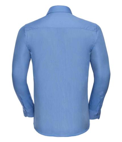 Russell Collection Long Sleeve Tailored Poplin Shirt 2